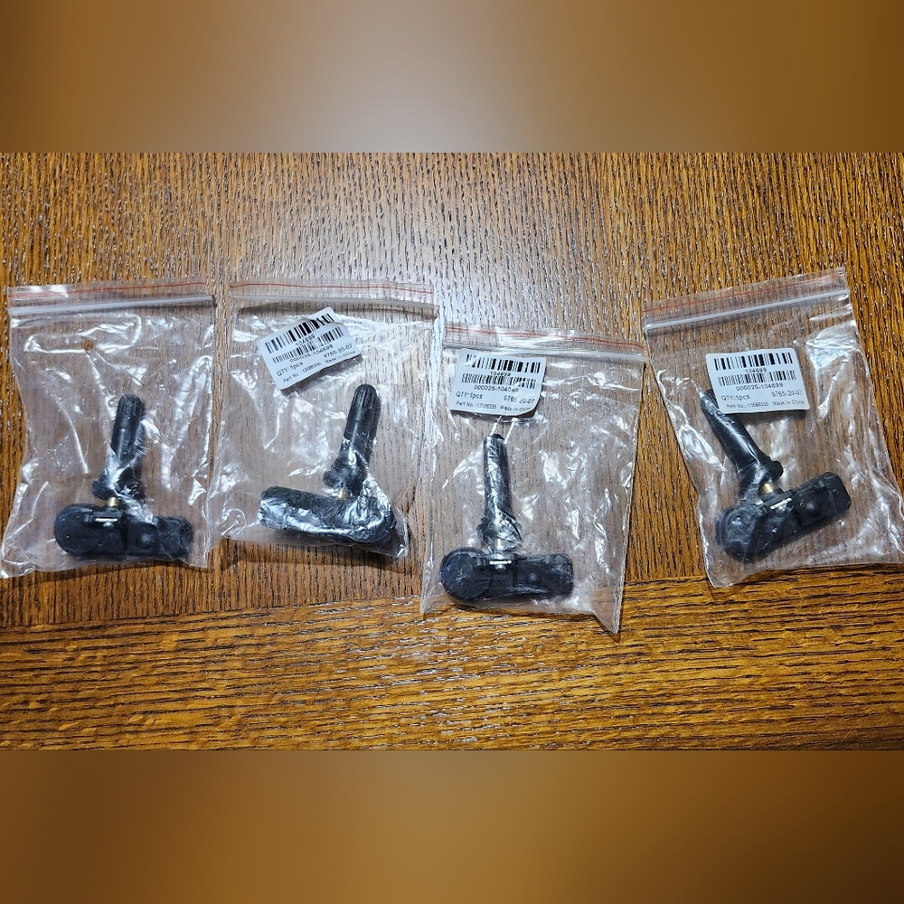 Black Tire Pressure Monitoring Sensors